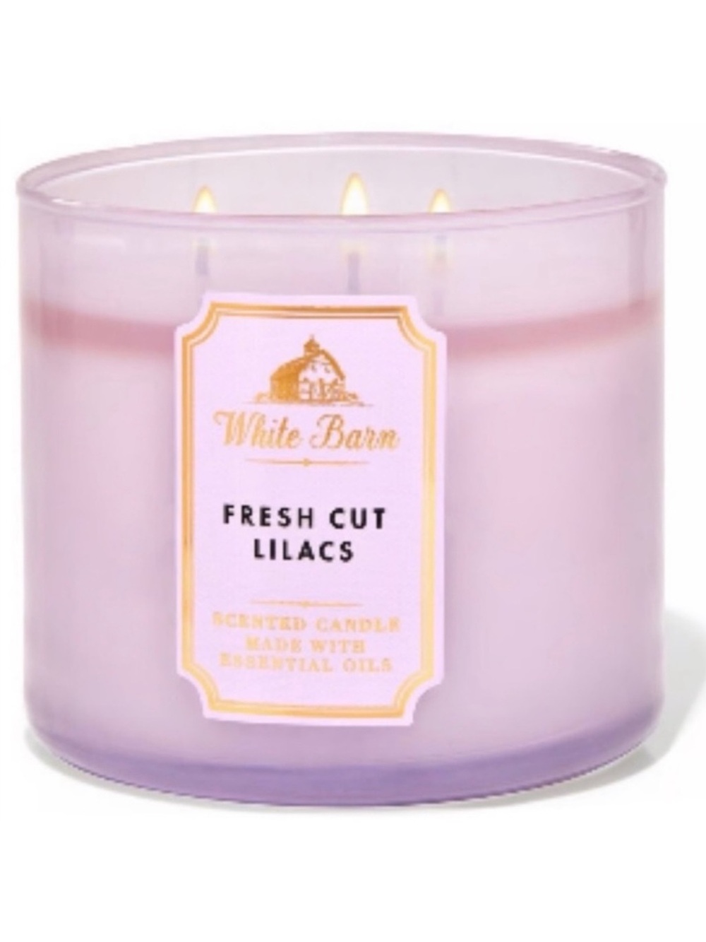 Bath & Body Works Fresh Cut Lilacs 3 Wick Candle